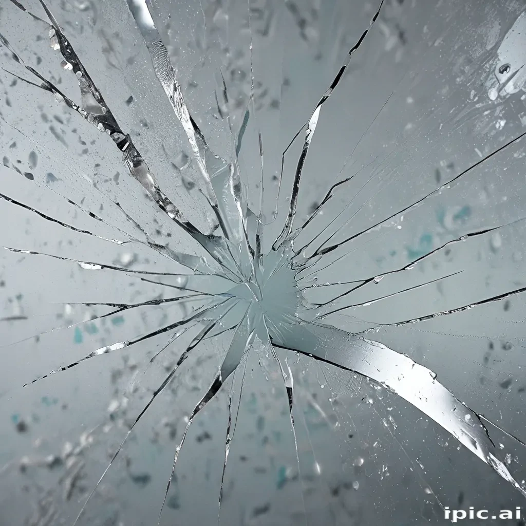wallpaper broken glass