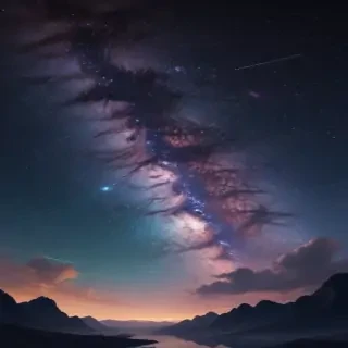 starry background aesthetic