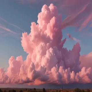 pink cloud aesthetic