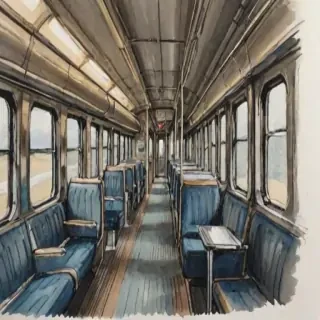 train sketch