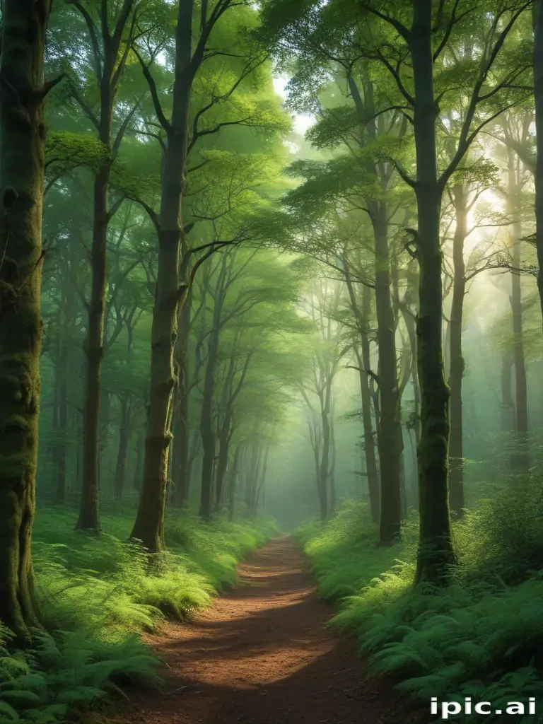 green forest aesthetic