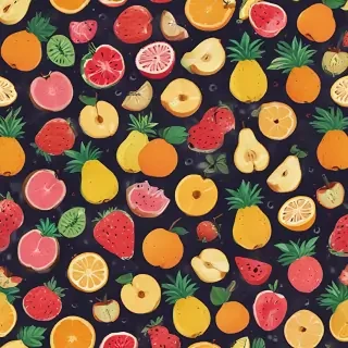 aesthetic fruit background