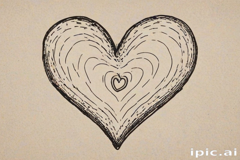 hand drawn heart