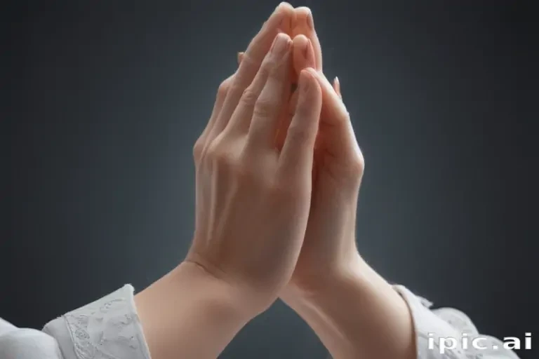praying hands transparent background