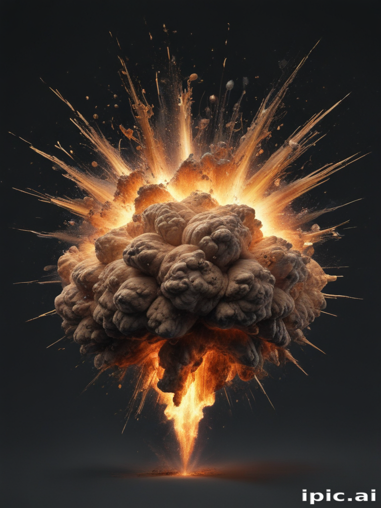 Explosa Dynamic Explosion: A Powerful Burst of Energy and Colorful Debris