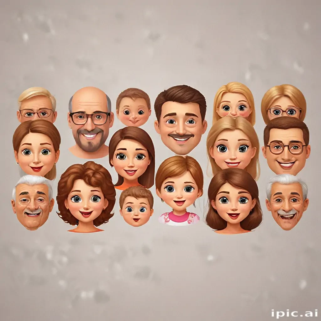 family emojis