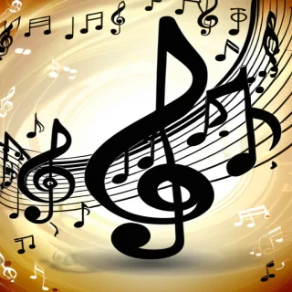 notes music background
