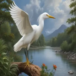 snowy egret