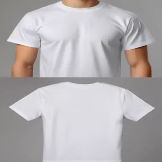 white t shirt transparent