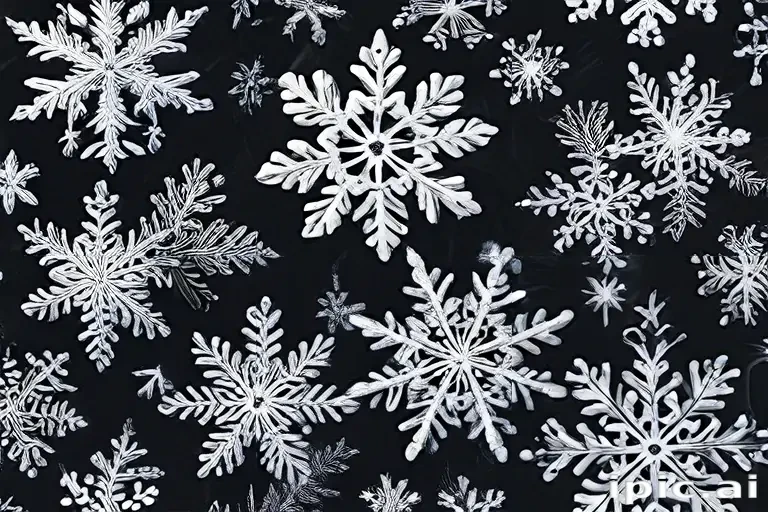 png snowflakes