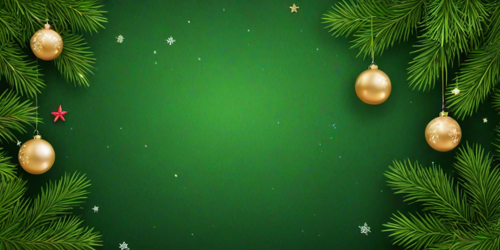 christmas background green