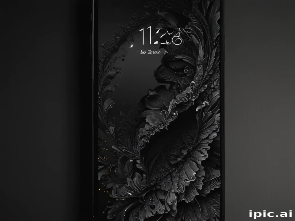black wallpaper 4k phone