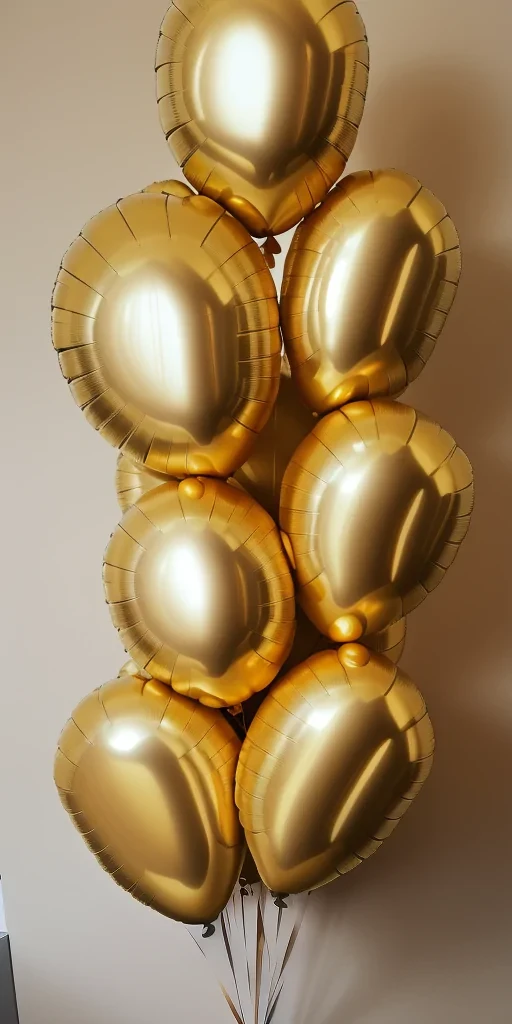 golden balloons