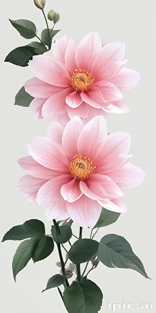 aesthetic flowers transparent