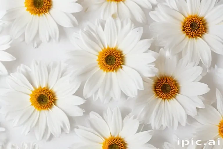 flower white background
