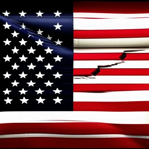 american flag aesthetic