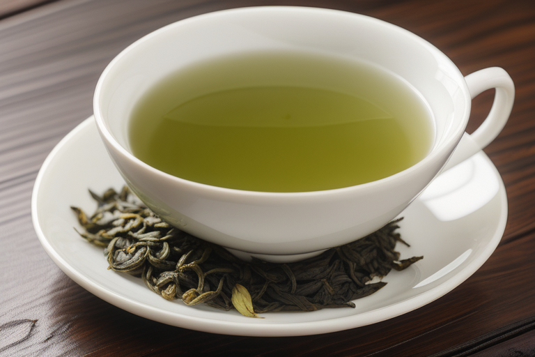 green tea with roasted rice