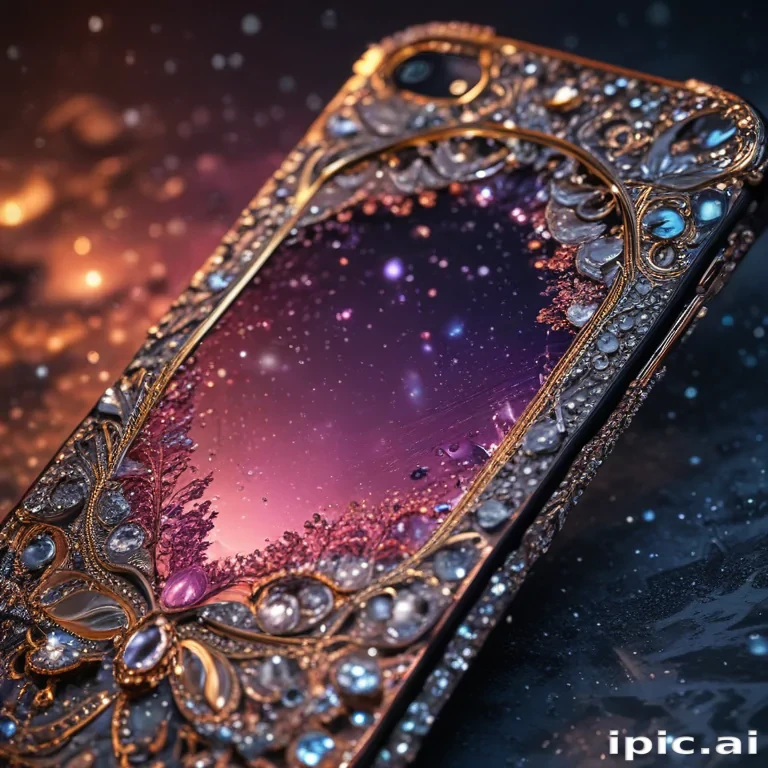 sparkly iphone background