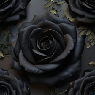 aesthetic black rose wallpaper
