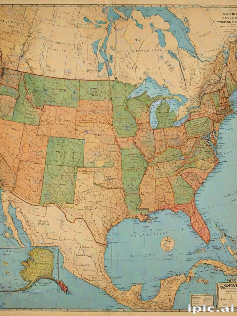 mapa usa