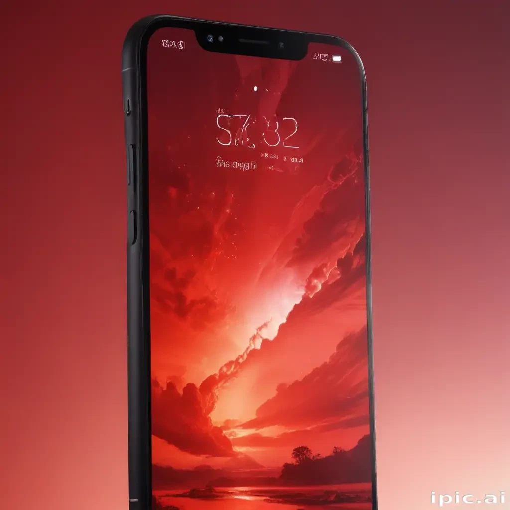 red lockscreen