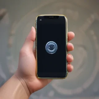 phone with hand