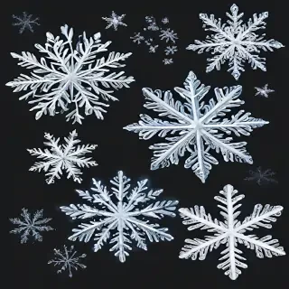 png snowflakes