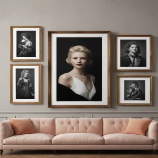 gallery wall mockup