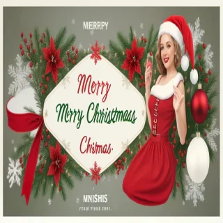 merry christmas vintage