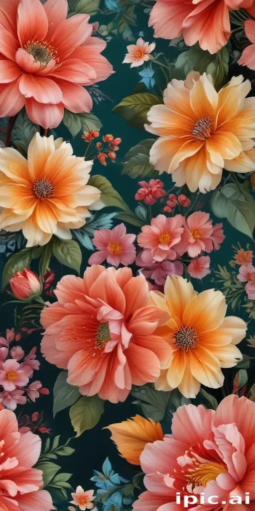floral phone background
