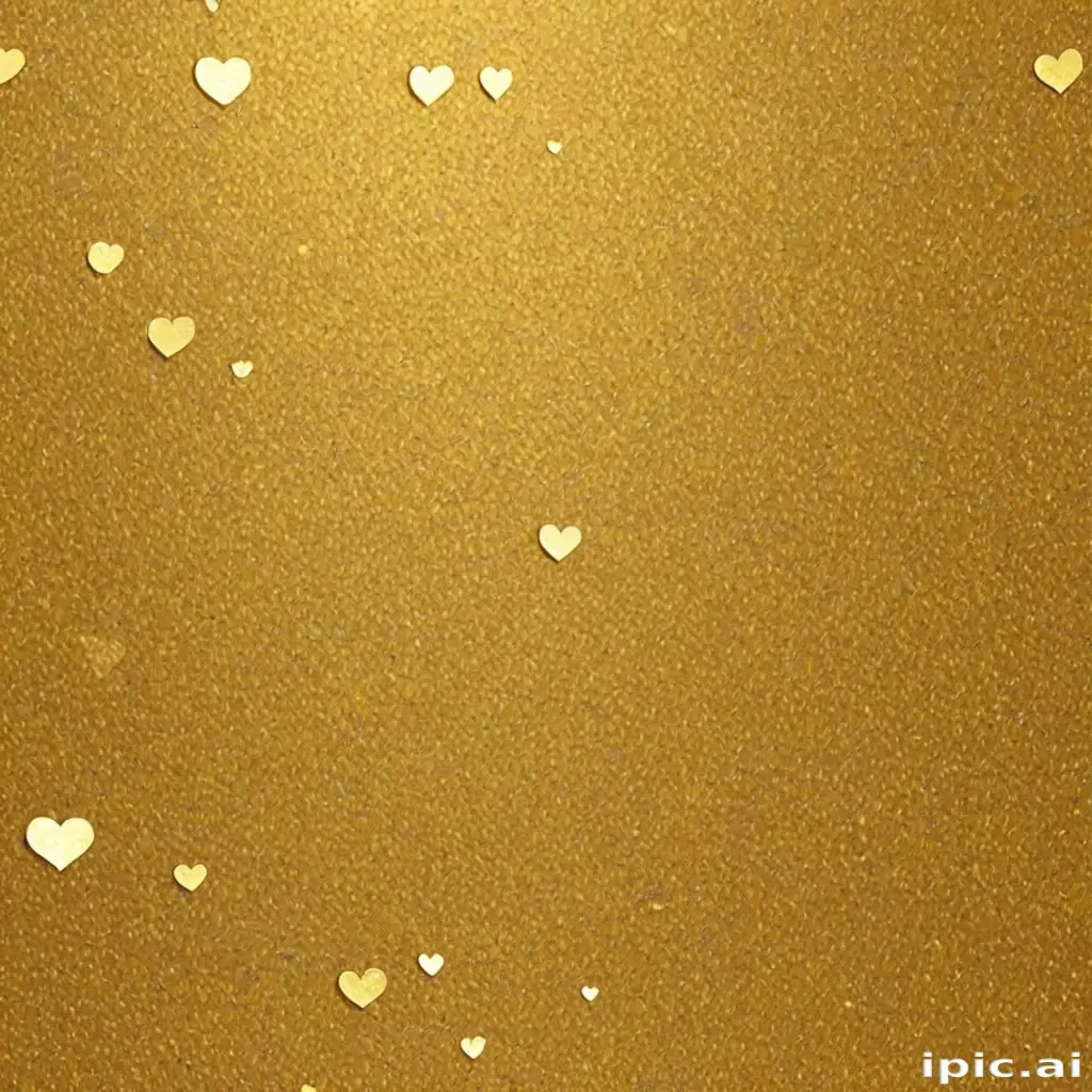gold heart wallpaper