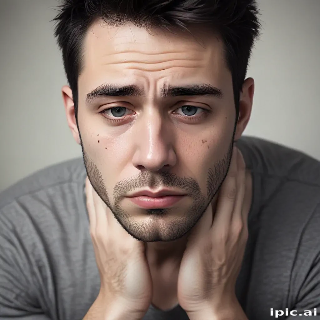 man in sad