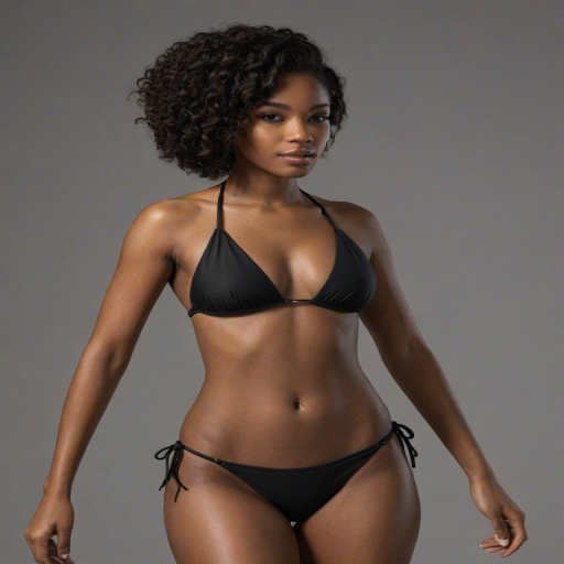 black woman in bikini png