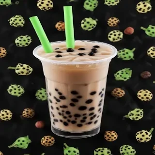boba tea background