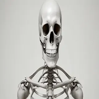 skeleton transparent