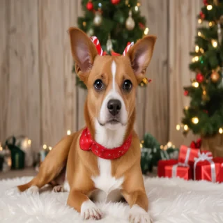 dog christmas photos