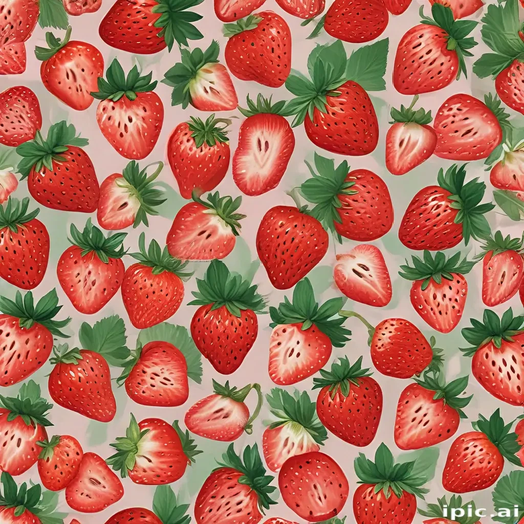 strawberry wallpaper aesthetic
