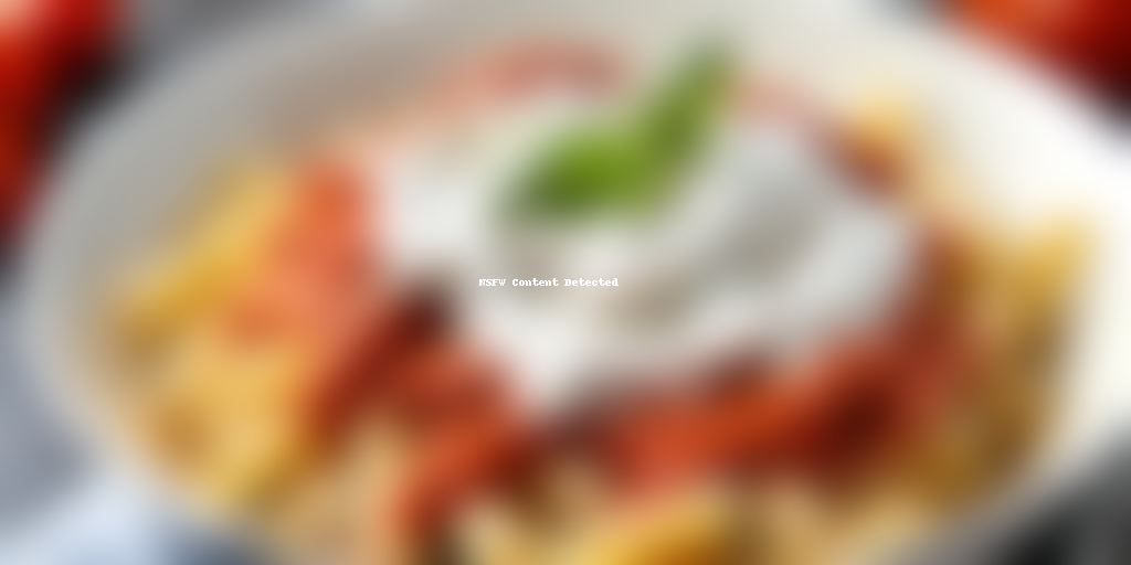 sour cream and pasta sauce