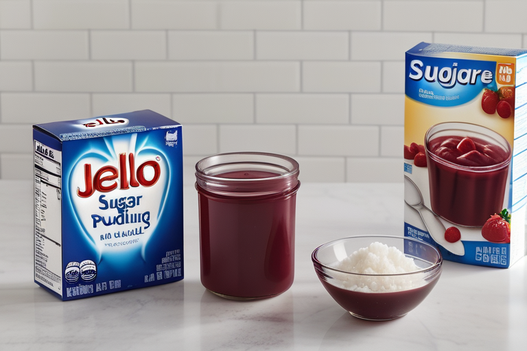 jello sugar free pudding ingredients