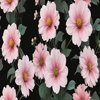 aesthetic flowers transparent