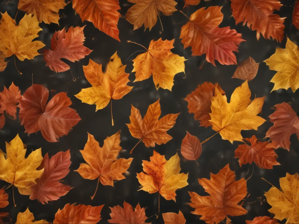 png fall leaves
