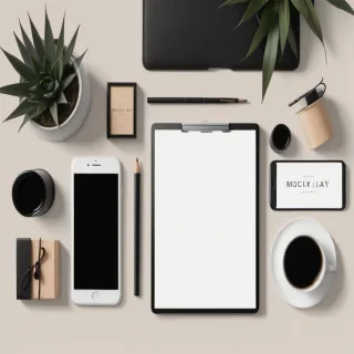 flat lay mockup