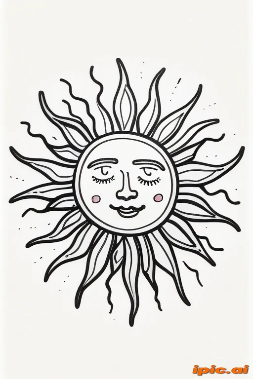sun doodle