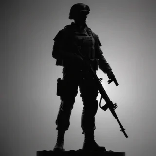 soldier silhouette png
