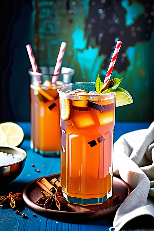 spiced cold drink made with sweetened