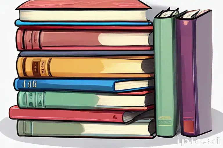 clipart stack of books