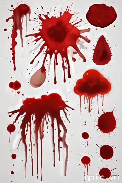 blood splatters png