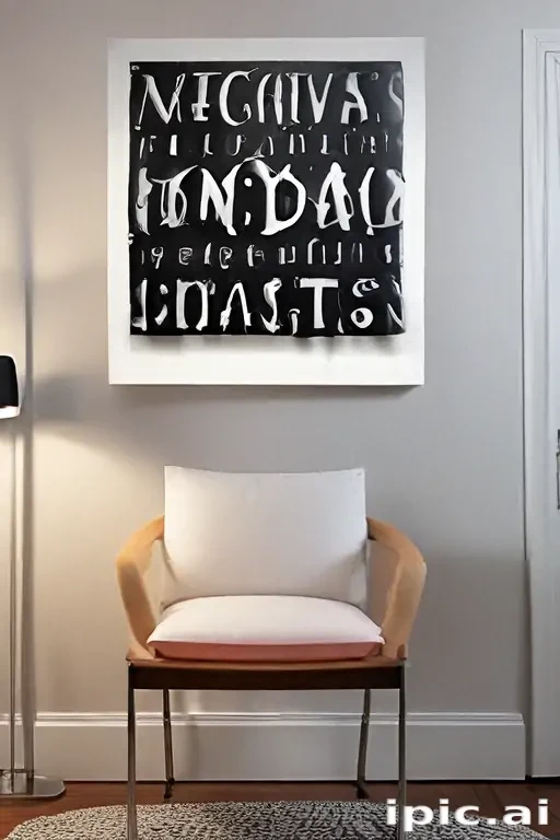 wall art mock up