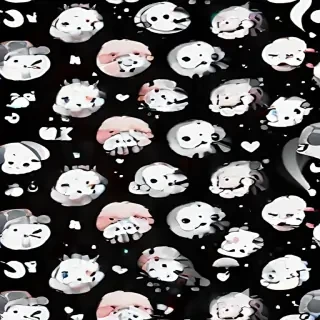 cute backgrounds black