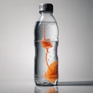 water bottle drawing